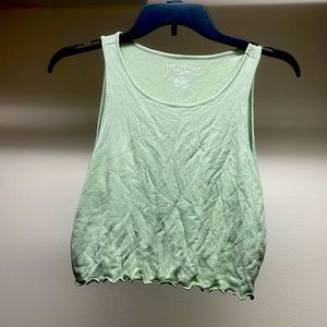 Green tank top